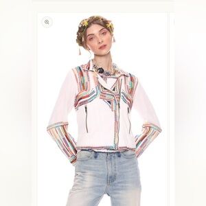 Aratta Lilly Crop Embroidered Jacket